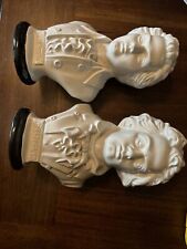 Ceramic Beethoven & Mozart Bust in Excellent Condition  Vintage RARE Antiques picture