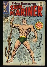 Sub-Mariner #1 FN 6.0 Origin Retold Fantastic Four Appearance Marvel 1968 picture