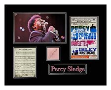 Percy Sledge Signed Autograph Page picture