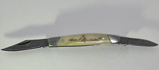OLIVER F WINCHESTER 2 BLADE POCKET KNIFE RARE COLLECTIBLE picture
