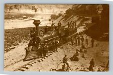 U.P.R.R. Locomotive Palisades Green River Master Photographers 1960 Old Postcard picture