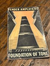 Fender Vintage Metal Sign picture