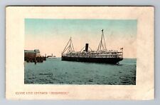 Clyde Line Steamer Arapahoe, Vintage c1910 Postcard picture