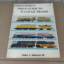 Greenberg's Price Guide To Engage Trains By Dallas J Mallerick III First Edition picture