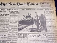1951 FEB 12 NEW YORK TIMES - PARALLEL CROSSED BY SOUTH KOREANS - NT 1995 picture