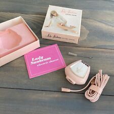 Vintage 1979s Lady Sunbeam Pink Electric Shaver Model LS4D w/box & Extras (InX5) picture