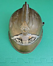 Antique French Fireman's Helmet 1896 picture