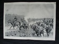 1899 Frederic Remington Print - U.S Cavalry Passing Pack Train, Tampa, Florida picture