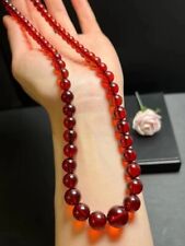 Natura Blood red Amber Gemstone Stone Woman Best Pendant AAAAA picture
