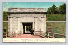 1908 Entrance to Fortress Monroe VA Illustrated Post Card Co IPCC IPCN Postcard picture