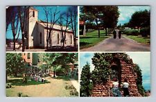 Carey Oh-Ohio, Original Shrine Church, Shrine Of Our Lady, Vintage Postcard picture