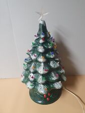 Vintage  Marcia Ceramic Lighted Christmas Tree 18in picture