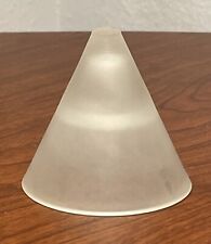 Single Replacement Frosted Glass Cone Candle Holder For Hanging Votive Candle picture