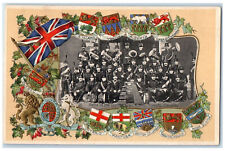 1909 Band of the Queens Own Rifles Toronto Ontario Canada Regions Logo Postcard picture