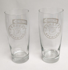 3 Sheeps Craft Brewing Co. Sheboygan WI One Way IPA 2018 Beer Glass - Lot of 2 picture