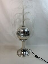 Vintage MCM Fiber Optic Lamp Rotating Light Space Age Style Futuristic picture