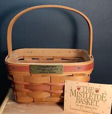Vintage Longaberger 1987 Mistle Toe Basket Tree Trimmings Collection picture