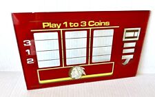 VTG IGT Indian Slot Machine Heavy Glass Red, Casino Game Room Used 14” Rare picture