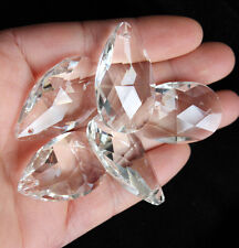 15Pcs Clear Teardrop Crystal Chandelier Prisms 1.5'' Glass Pendant Lamp Part picture