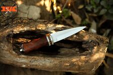 CUSTOME HANDMADE D2 STEEL DAGGER KNIFE WITH WOOD HANDLE picture