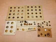 VINTAGE LARGE OLD MILITARY HERALDICS BUTTONS LOT  picture