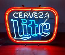 RARE VINTAGE Miller LITE Neon Beer Sign Soap Creek Saloon Cerveza Franceformer picture
