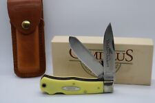 CAMILLUS CUTLERY 716Y DOUBLE LOCKBACK KNIFE - LEATHER HOLSTER - ORIGINAL BOX picture