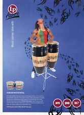 2008 Print Ad of Latin Percussion LP Aspire Accent Congas w Pedrito Martinez picture