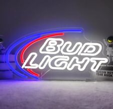 Bud Light Neon Sign Neon Beer Signs for Wall Light up Signs for Man Cave Pub Hom picture