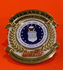 2002 Coca-Cola Veterans Day RARE Pin United States Air Force Military picture
