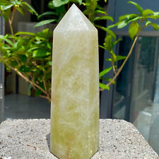 596G Natural Citrine Smoky Crystal Obelisk Topaz Quartz Pillars Healing Point. picture