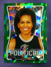 2020 Michelle Obama GREEN Crystal Ice ONLY 4 EXIST  Leaf Metal Political serial picture
