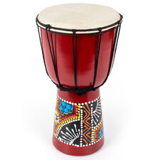6 Inch Djembe African Hand Drum Mahogany Standard Goat Skin Drumhead picture
