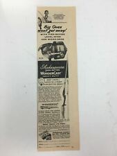 1960 Shakespeare Push Button Wonderod WonderCast Fishing Rod Print Ad picture