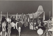 CUBA CUBANA AIRLINES CLIPPER PLANE EMPLOYEES 1952 ORIGINAL Vintage Photo 431 picture