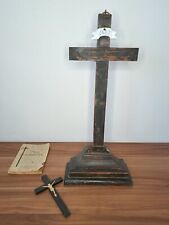 Two old Christian crosses picture