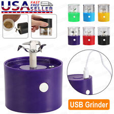 NEW Portable Electric Auto Herb Tobacco Grinder Crusher Machine USB Rechargeable picture