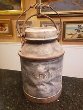 GULF REFINING CO. OIL CAN 10 GALLON VERY RARE WITH LID NO HOLES. LID WORKS picture