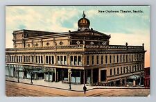Seattle WA-Washington, New Orpheum Theater, Antique, Vintage Postcard picture