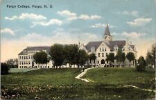 Fargo College, Fargo North Dakota - 1907-1915 divided back Postcard picture