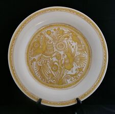Mid Century MCM Felix Tissot Taxco Ceramic Yellow Handmade Large Platter 16