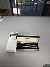 Vintage Fisher Silver Color Space Pen & Pencil In Hinged Box IOB picture