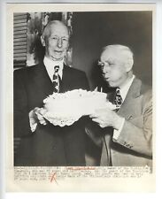 1949 ORIGINAL CONNIE MACK CLARK GRIFFITH PHOTO HALL OF FAMERS VINTAGE ORIGINAL picture