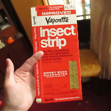 ORIGINAL Vtg 70s VAPORETTE INSECT STRIP box 70s Flat bxd picture