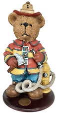 Classic Treasures Professional Bear Fireman Firefighter Collectible Figure picture