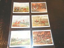 1938 Old Hunting Prints fox hound complete John Player tobacco set 25 cards RARE picture