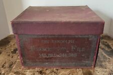 Randolph Prescription File Box w/ 999 scrips from 1927 -opium, cocaine, heroin picture
