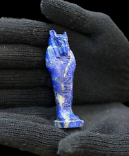 RARE ANTIQUE EGYPTIAN Nice Amulet for God Seth Made of Lapis Lazuli Egypt BC picture