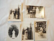 5 ANTIQUE Early 1900's B&W Photograph Postcards Unposted picture