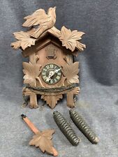 Vintage 12 Hour Leaf and Loon Regula Traditional Cuckoo Clock Germany Working picture